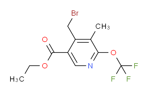 AM57109 | 1361872-51-6 | Ethyl 4-(bromomethyl)-3-methyl-2-(trifluoromethoxy)pyridine-5-carboxylate