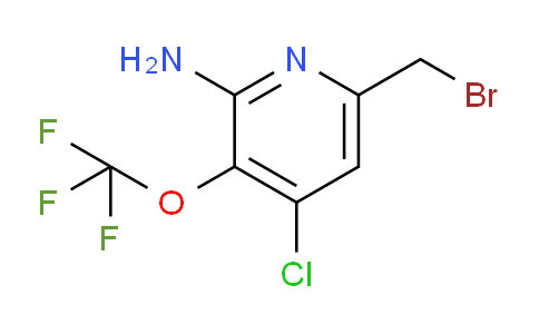 2-Amino-6-(bromomethyl)-4-chloro-3-(trifluoromethoxy)pyridine
