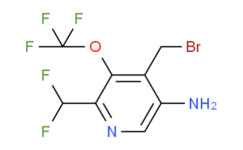 AM57165 | 1804468-73-2 | 5-Amino-4-(bromomethyl)-2-(difluoromethyl)-3-(trifluoromethoxy)pyridine