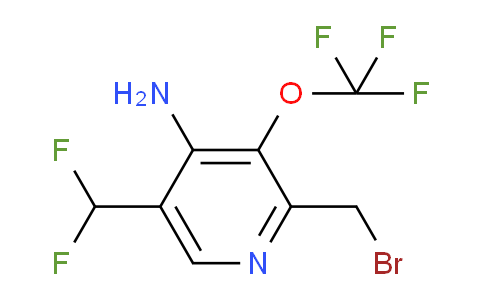 AM57166 | 1804531-66-5 | 4-Amino-2-(bromomethyl)-5-(difluoromethyl)-3-(trifluoromethoxy)pyridine