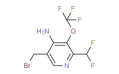AM57167 | 1805988-98-0 | 4-Amino-5-(bromomethyl)-2-(difluoromethyl)-3-(trifluoromethoxy)pyridine