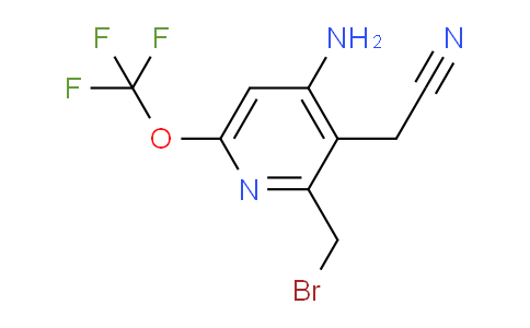 AM57173 | 1804536-66-0 | 4-Amino-2-(bromomethyl)-6-(trifluoromethoxy)pyridine-3-acetonitrile