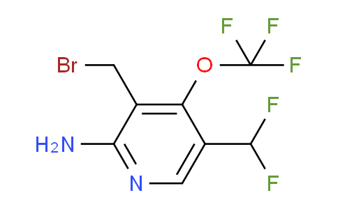 AM57181 | 1806116-50-6 | 2-Amino-3-(bromomethyl)-5-(difluoromethyl)-4-(trifluoromethoxy)pyridine