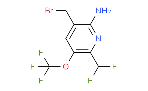 AM57183 | 1804022-59-0 | 2-Amino-3-(bromomethyl)-6-(difluoromethyl)-5-(trifluoromethoxy)pyridine