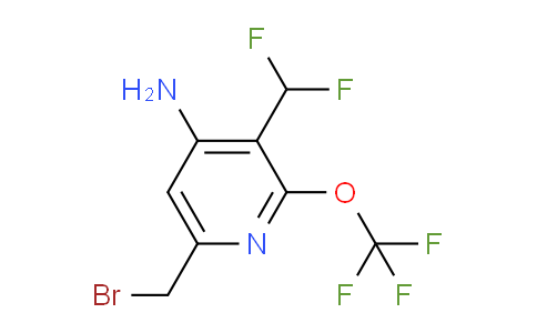 AM57188 | 1804468-88-9 | 4-Amino-6-(bromomethyl)-3-(difluoromethyl)-2-(trifluoromethoxy)pyridine