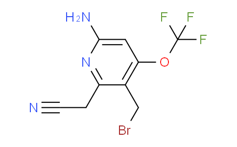 AM57191 | 1804532-22-6 | 6-Amino-3-(bromomethyl)-4-(trifluoromethoxy)pyridine-2-acetonitrile