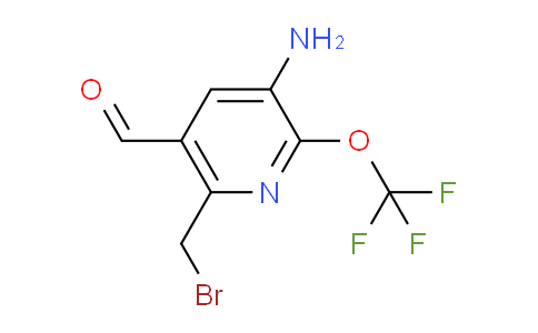 AM57200 | 1805989-76-7 | 3-Amino-6-(bromomethyl)-2-(trifluoromethoxy)pyridine-5-carboxaldehyde