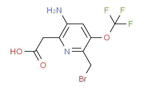 AM57211 | 1803631-67-5 | 5-Amino-2-(bromomethyl)-3-(trifluoromethoxy)pyridine-6-acetic acid