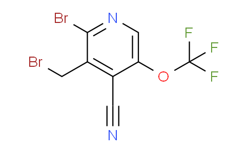 2-Bromo-3-(bromomethyl)-4-cyano-5-(trifluoromethoxy)pyridine