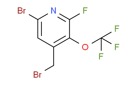 6-Bromo-4-(bromomethyl)-2-fluoro-3-(trifluoromethoxy)pyridine