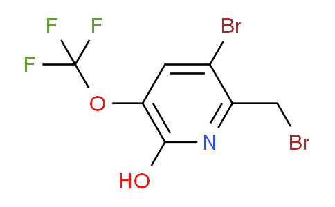 AM57232 | 1804648-30-3 | 3-Bromo-2-(bromomethyl)-6-hydroxy-5-(trifluoromethoxy)pyridine