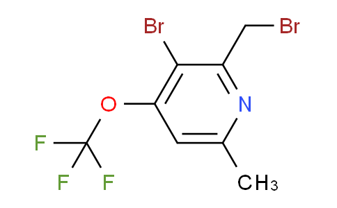 AM57244 | 1806081-58-2 | 3-Bromo-2-(bromomethyl)-6-methyl-4-(trifluoromethoxy)pyridine