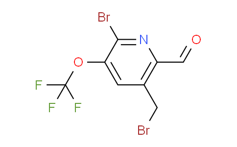 AM57251 | 1806210-38-7 | 2-Bromo-5-(bromomethyl)-3-(trifluoromethoxy)pyridine-6-carboxaldehyde
