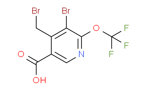 AM57255 | 1806206-41-6 | 3-Bromo-4-(bromomethyl)-2-(trifluoromethoxy)pyridine-5-carboxylic acid
