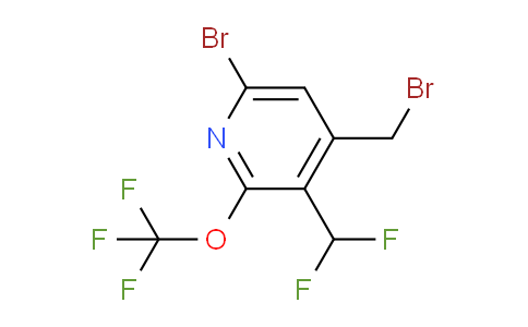 6-Bromo-4-(bromomethyl)-3-(difluoromethyl)-2-(trifluoromethoxy)pyridine