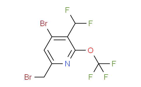 4-Bromo-6-(bromomethyl)-3-(difluoromethyl)-2-(trifluoromethoxy)pyridine