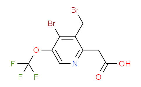 AM57267 | 1806084-19-4 | 4-Bromo-3-(bromomethyl)-5-(trifluoromethoxy)pyridine-2-acetic acid
