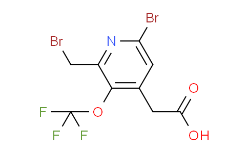 6-Bromo-2-(bromomethyl)-3-(trifluoromethoxy)pyridine-4-acetic acid