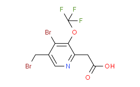AM57279 | 1804583-98-9 | 4-Bromo-5-(bromomethyl)-3-(trifluoromethoxy)pyridine-2-acetic acid