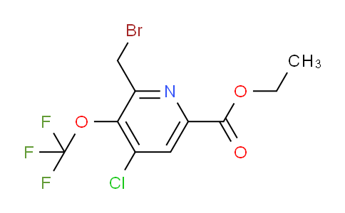 AM57310 | 1806227-45-1 | Ethyl 2-(bromomethyl)-4-chloro-3-(trifluoromethoxy)pyridine-6-carboxylate