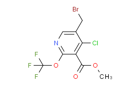 AM57311 | 1806227-16-6 | Methyl 5-(bromomethyl)-4-chloro-2-(trifluoromethoxy)pyridine-3-carboxylate