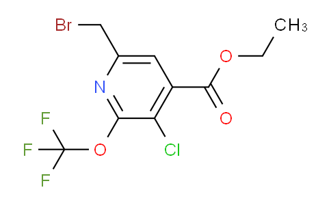 AM57312 | 1804006-69-6 | Ethyl 6-(bromomethyl)-3-chloro-2-(trifluoromethoxy)pyridine-4-carboxylate