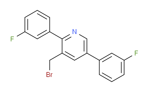 2,5-Bis(3-fluorophenyl)-3-(bromomethyl)pyridine