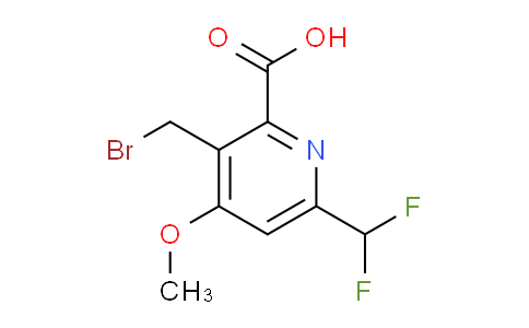 AM57355 | 1361707-75-6 | 3-(Bromomethyl)-6-(difluoromethyl)-4-methoxypyridine-2-carboxylic acid