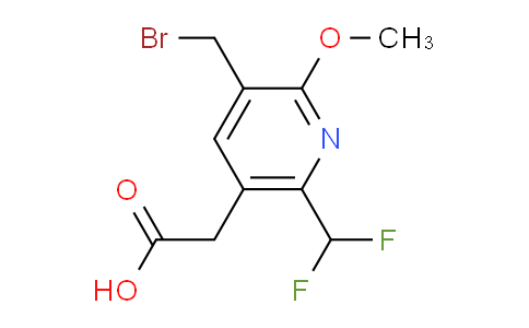 AM57363 | 1361918-16-2 | 3-(Bromomethyl)-6-(difluoromethyl)-2-methoxypyridine-5-acetic acid