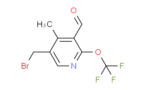 AM57371 | 1361851-83-3 | 5-(Bromomethyl)-4-methyl-2-(trifluoromethoxy)pyridine-3-carboxaldehyde