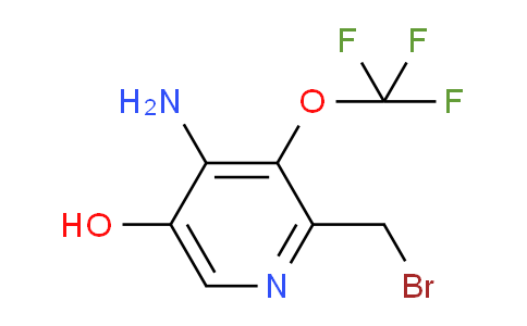 AM57412 | 1806139-54-7 | 4-Amino-2-(bromomethyl)-5-hydroxy-3-(trifluoromethoxy)pyridine