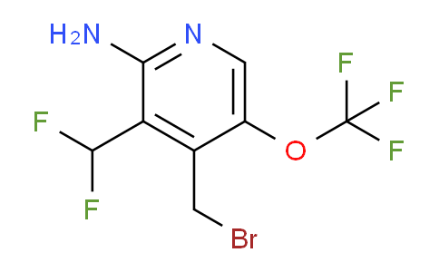 AM57422 | 1803989-23-2 | 2-Amino-4-(bromomethyl)-3-(difluoromethyl)-5-(trifluoromethoxy)pyridine