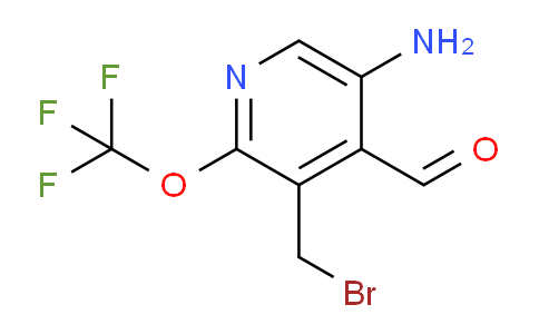 5-Amino-3-(bromomethyl)-2-(trifluoromethoxy)pyridine-4-carboxaldehyde