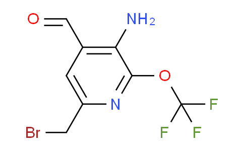 3-Amino-6-(bromomethyl)-2-(trifluoromethoxy)pyridine-4-carboxaldehyde