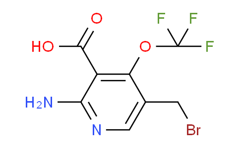 2-Amino-5-(bromomethyl)-4-(trifluoromethoxy)pyridine-3-carboxylic acid
