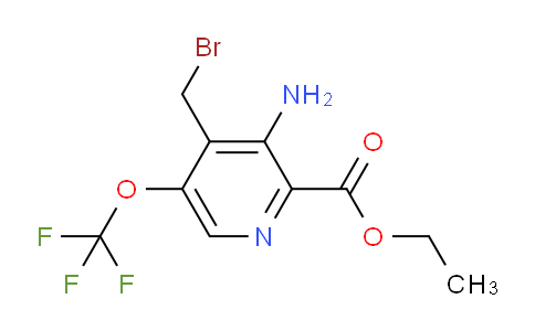 Ethyl 3-amino-4-(bromomethyl)-5-(trifluoromethoxy)pyridine-2-carboxylate