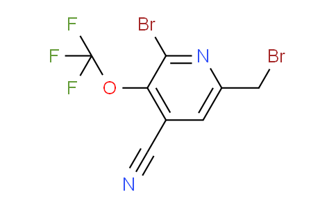 2-Bromo-6-(bromomethyl)-4-cyano-3-(trifluoromethoxy)pyridine