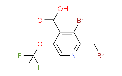 AM57475 | 1804575-18-5 | 3-Bromo-2-(bromomethyl)-5-(trifluoromethoxy)pyridine-4-carboxylic acid