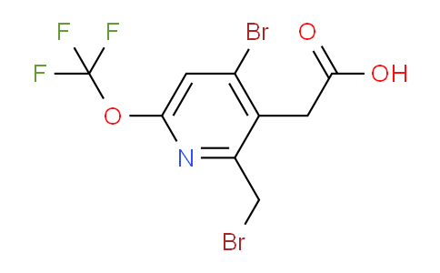 AM57480 | 1804653-50-6 | 4-Bromo-2-(bromomethyl)-6-(trifluoromethoxy)pyridine-3-acetic acid