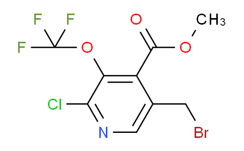 AM57510 | 1804792-46-8 | Methyl 5-(bromomethyl)-2-chloro-3-(trifluoromethoxy)pyridine-4-carboxylate