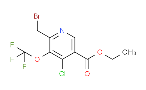AM57511 | 1804006-49-2 | Ethyl 2-(bromomethyl)-4-chloro-3-(trifluoromethoxy)pyridine-5-carboxylate