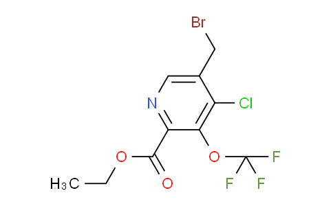 AM57514 | 1806243-97-9 | Ethyl 5-(bromomethyl)-4-chloro-3-(trifluoromethoxy)pyridine-2-carboxylate
