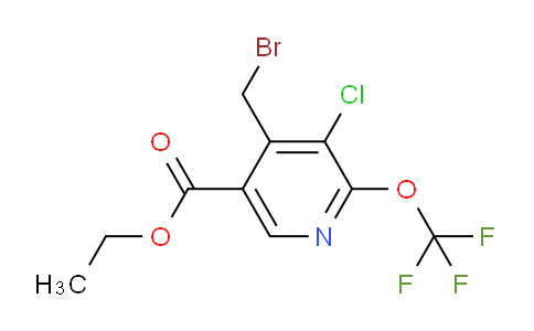 AM57516 | 1804555-09-6 | Ethyl 4-(bromomethyl)-3-chloro-2-(trifluoromethoxy)pyridine-5-carboxylate