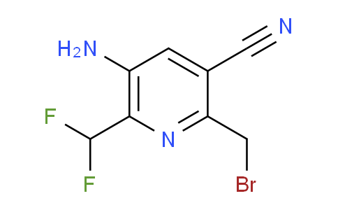 AM57520 | 1805270-35-2 | 5-Amino-2-(bromomethyl)-3-cyano-6-(difluoromethyl)pyridine