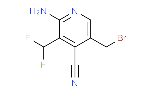 2-Amino-5-(bromomethyl)-4-cyano-3-(difluoromethyl)pyridine