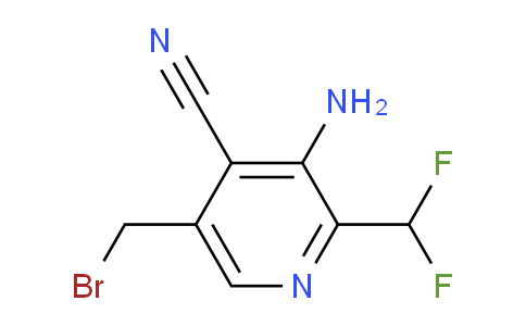 AM57526 | 1806794-49-9 | 3-Amino-5-(bromomethyl)-4-cyano-2-(difluoromethyl)pyridine