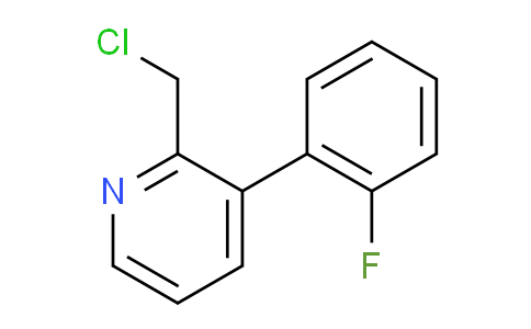 2-Chloromethyl-3-(2-fluorophenyl)pyridine