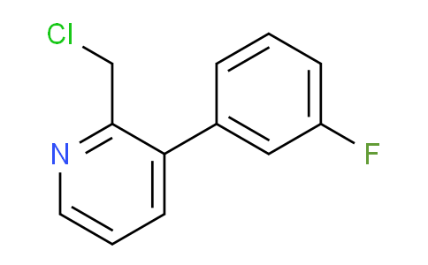 2-Chloromethyl-3-(3-fluorophenyl)pyridine