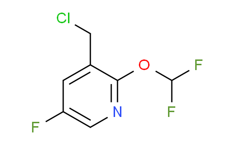 3-Chloromethyl-2-difluoromethoxy-5-fluoropyridine
