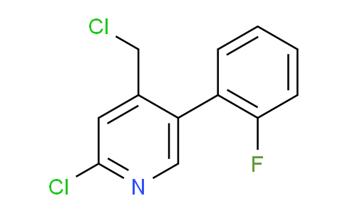 2-Chloro-4-chloromethyl-5-(2-fluorophenyl)pyridine